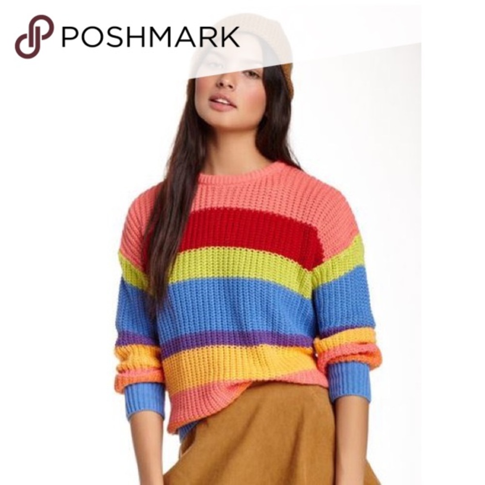 American Apparel Rainbow Fisherman’s Knit Sweater